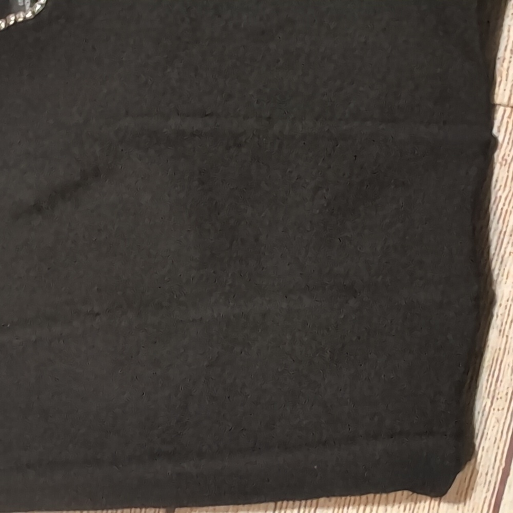 Zara Black Strapless Corset Bustier Rhinestone Detail Top Size L - Picture 2 of 11